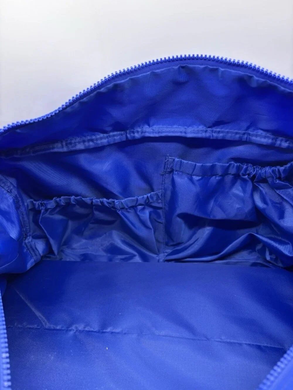 BÉIS The Sport Duffle Backpack Blue Overnight Travel Bag Basketball Patch